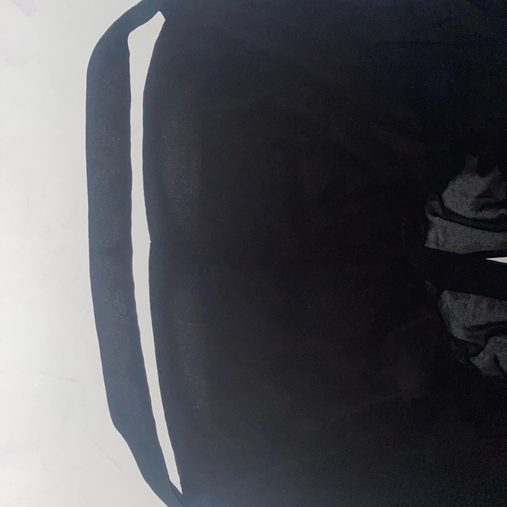 Naked Wardrobe Black Sheer Duster Trench Maxi Jacket in Small NWT - Picture 7 of 12